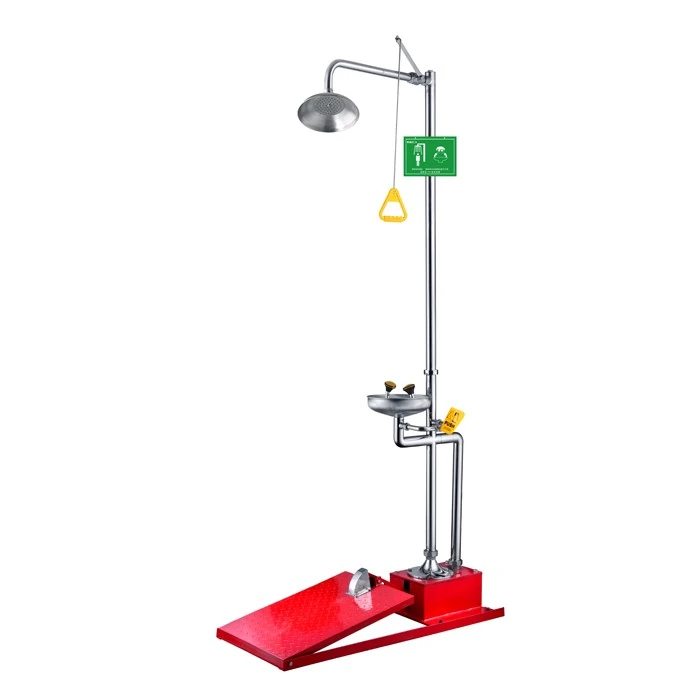 Anti-freezing shower and eye wash WJH-0458